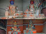 Lo Manthang Thubchen 02 Four Guardian Kings Statues